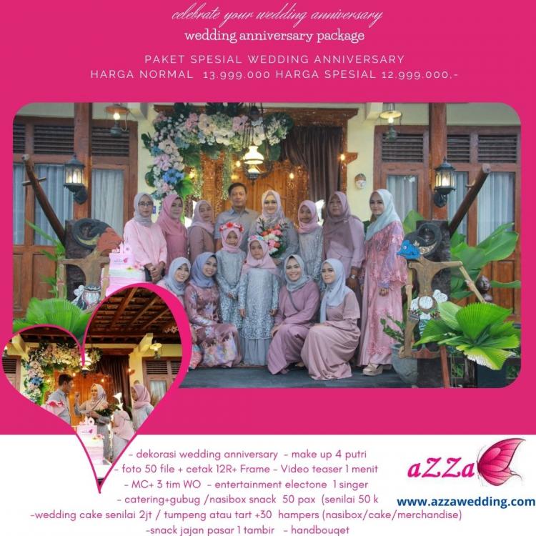 wedding anniversary paket  | Azza Wedding - Wedding Organizer & Paket Pernikahan Jogja