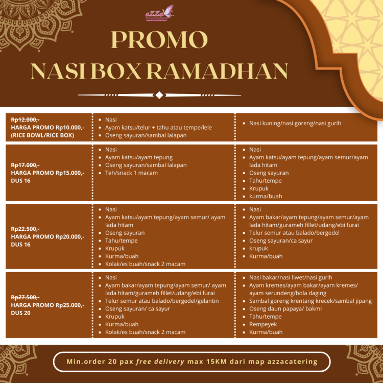 Paket Nasi Box Ramadhan